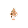 Robe courte et string assorti Blanc Earth-shaker 